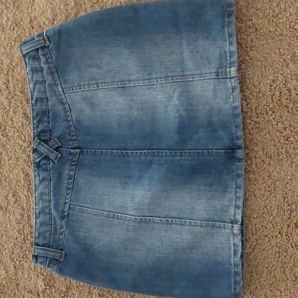 Button Down Jean Skirt - Picture 2 of 5